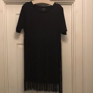 TopShop NWOT T-shirt fringe dress.
